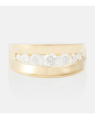 Melissa Kaye Anya 18kt Yellow Gold Ring With Diamonds - Natural