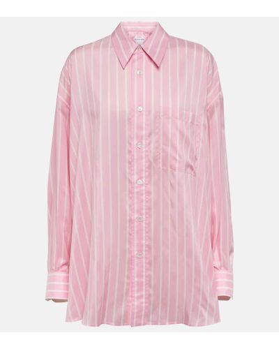 Bottega Veneta Hemd aus Seide - Pink