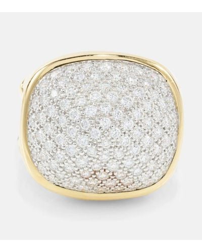 Marina B Tigella 18kt Gold Ring With Diamonds - Metallic