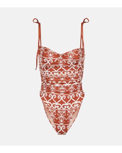 Red Agua by Agua Bendita Beachwear and swimwear outfits for Women | Lyst