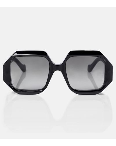 Loewe Gafas de sol Anagram hexagonales - Negro