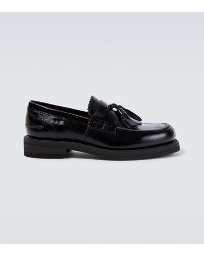 Our Legacy Tassel Patent Leather Penny Loafers - Black
