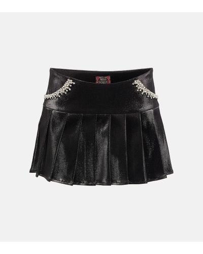 Miss Sohee Embellished Miniskirt - Black
