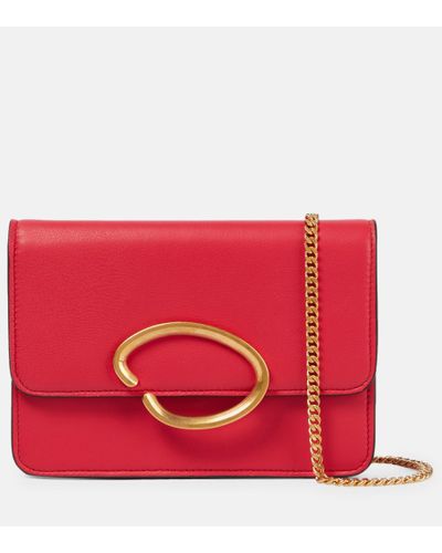 Pochette De Soirée Oscar De La Renta - Paillettes Satin Noir Et Perles - Minaudière Neuve Avec étiquettes