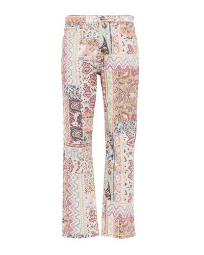 Etro Printed High-rise Jeans - Multicolor