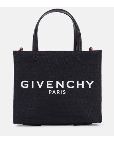 Givenchy Shopper G-Tote Mini de lona - Negro