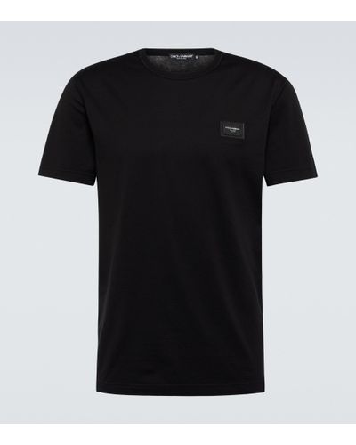 Dolce & Gabbana T-Shirt mit lockerem Schnitt - Schwarz