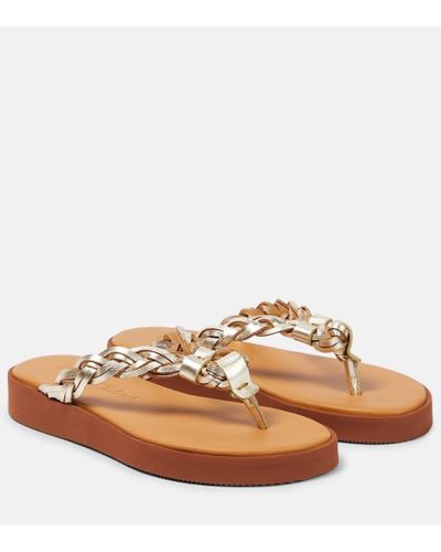See By Chloé Leather Sandals - Brown