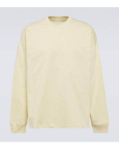 Bottega Veneta T-shirt oversize en jersey de coton - Jaune