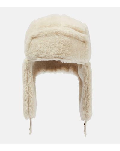 Loro Piana Cappello Alaskan in cashmere e seta - Bianco