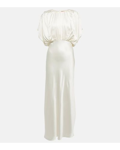 ROKSANDA Bridal Fiona Silk Satin Gown - White