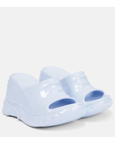 Givenchy Marshmallow Wedge Sandals - Blue