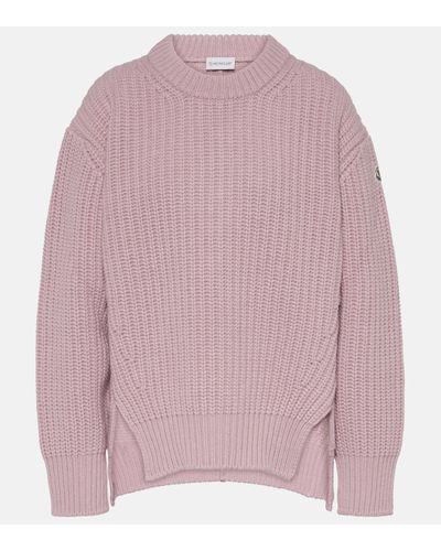 Moncler Wool Jumper - Pink