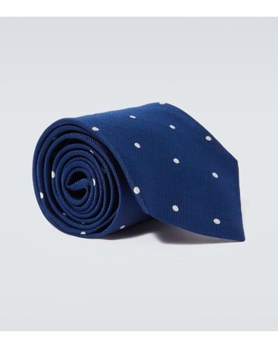 Loro Piana Krawatte aus Seide - Blau