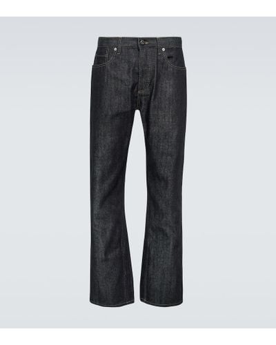 Burberry Mid-Rise Straight Jeans - Schwarz