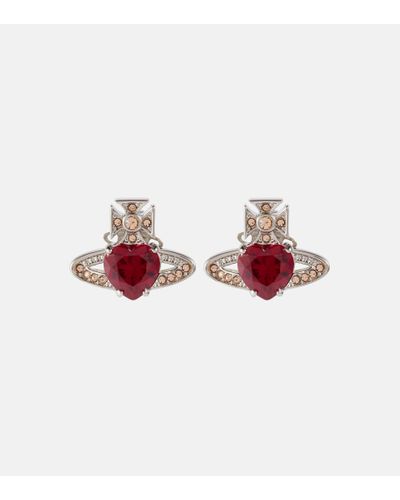 Vivienne Westwood Crystal-embellished Earrings - Red