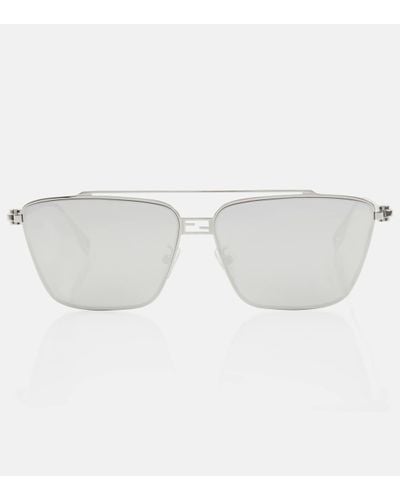 Fendi Baguette Cat-eye Sunglasses - White