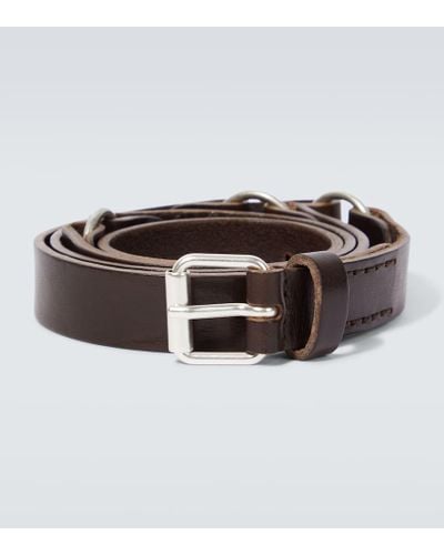 Our Legacy Ring 25 Leather Belt - Brown