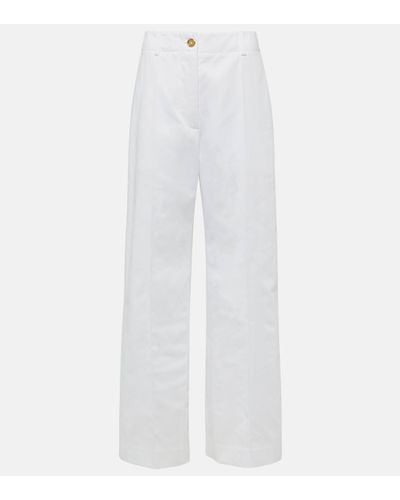 Patou Pantalon ample en coton - Blanc