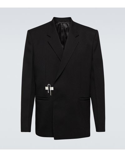 Givenchy U-lock Wool Jacket - Black
