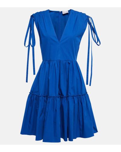 RED Valentino Tiered A-line Minidress - Blue