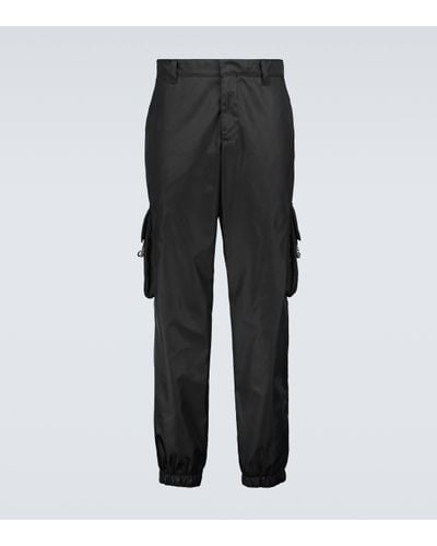 Prada Re-nylon Cargo Trousers - Black