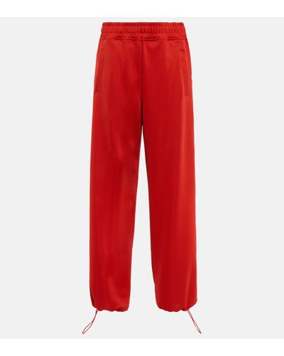 JW Anderson Run Hany Logo Joggers - Red