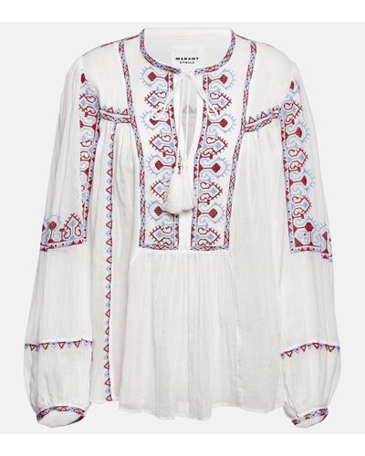 Isabel Marant Blouse Kiledia en coton - Blanc