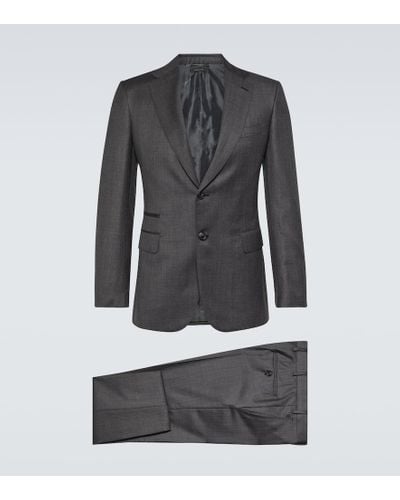 Brioni Anzug aus Wolle - Schwarz