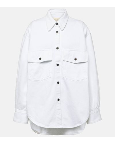 Khaite Mahmet Denim Shirt - White