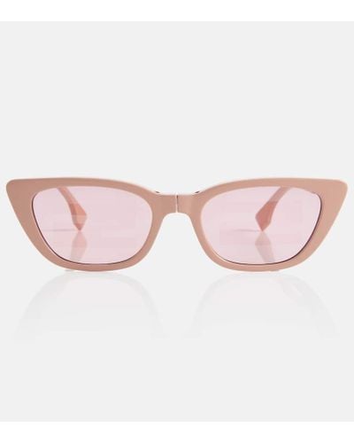 Fendi Gafas de sol de acetato plegables - Rosa