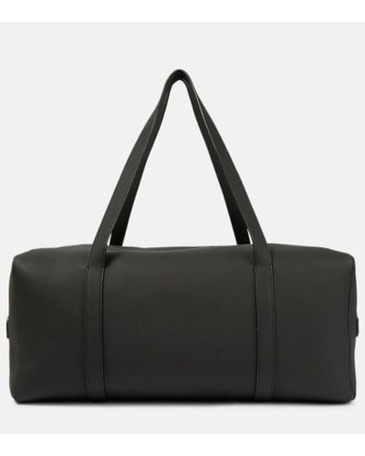 The Row Gio Leather Tote Bag - Black
