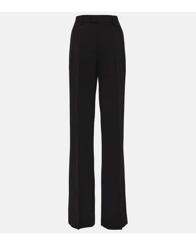 Ann Demeulemeester Maaike High-rise Flared Pants - Black