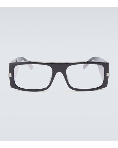Givenchy Lunettes rectangulaires 4G - Multicolore