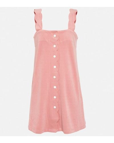 Marysia Swim Minikleid aus einem Baumwollgemisch - Pink