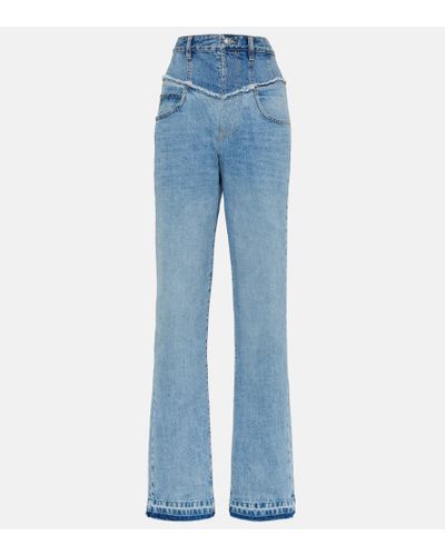 Isabel Marant High-Rise Jeans Noemie - Blau