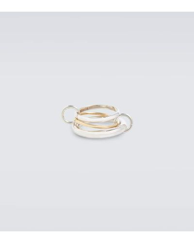 Spinelli Kilcollin Ring Amaryllis aus Sterlingsilber und 18kt Gelbgold - Weiß