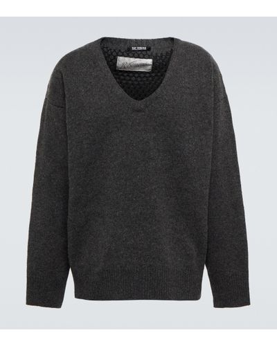 Raf Simons Fair Isle Jacquard Sweater - Gray