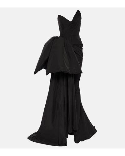 Maticevski Robe longue Valour - Noir