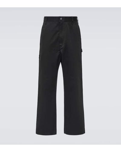 Junya Watanabe X Carhartt pantalones rectos de gabardina - Negro