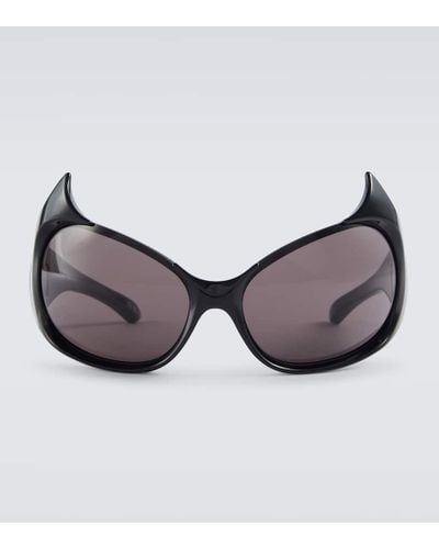 Balenciaga Sonnenbrille Gotham Cat - Braun