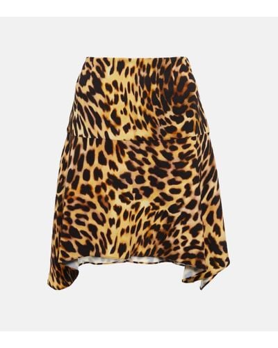 Stella McCartney Cheetah-print Mini Skirt - Multicolor