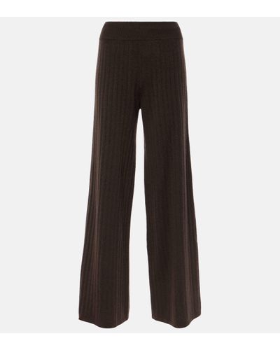 Lisa Yang Katrina Cashmere Wide-leg Trousers - Brown