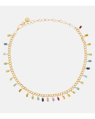 SHAY Collar Rainbow de oro de 18 ct con diamantes - Metálico