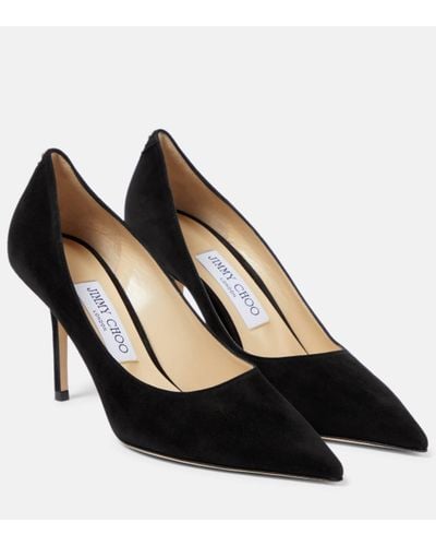 Jimmy Choo Escarpins Love 85 en daim - Noir