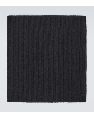 AURALEE Ribbed-knit Cashmere Snood - Black