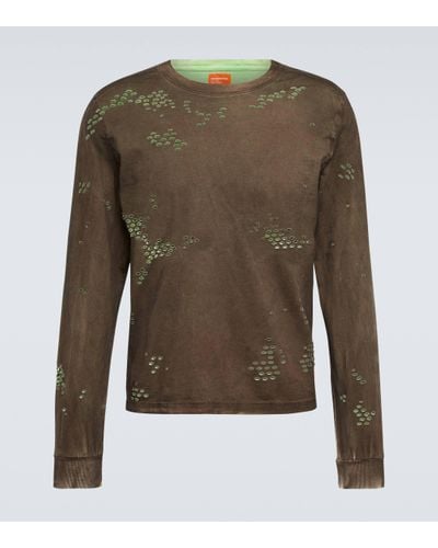 NOTSONORMAL Sweat-shirt a capuche en coton - Vert