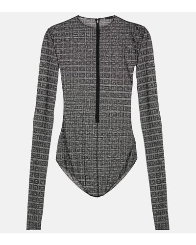 Givenchy 4g Lace Bodysuit - Grey