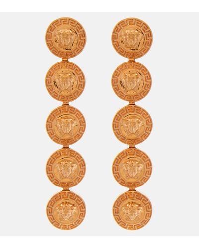 Versace Boucles d'oreilles Tribute Medusa - Orange