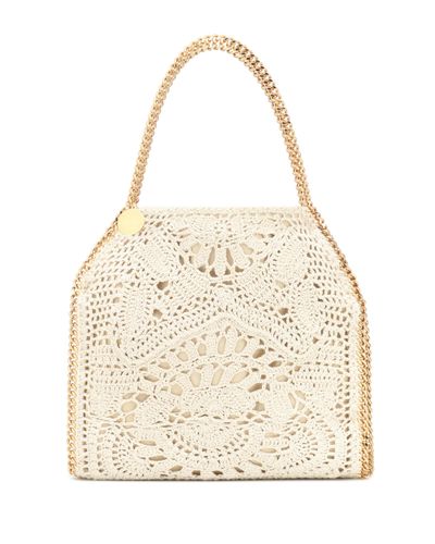 Stella McCartney Sac Falabella en crochet - Blanc